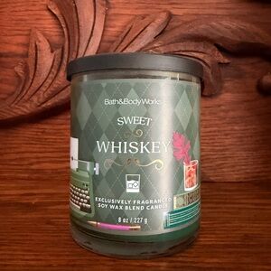Bath & Body Works Sweet Whiskey Candle - Emerald Green